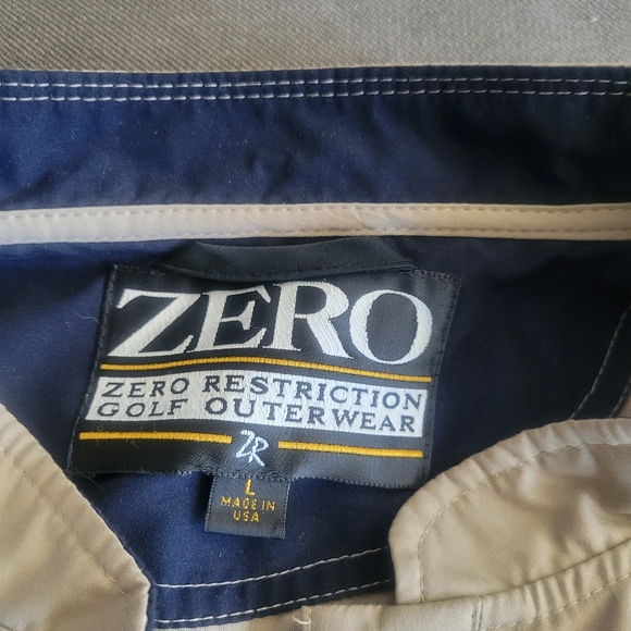 Zero Restriction Golf Jacket Short Sleeve Lightweight Outdoor Sports Men's L - Picture 3 of 5